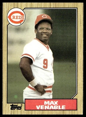 1987 Topps Max Venable Cincinnati Reds #226 - Image 1 of 2