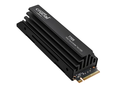 Crucial T705 1TB PCIe Gen5 NVMe M.2 SSD with Heatsink  - Up to 13,600 MB/s - - Image 1 of 4