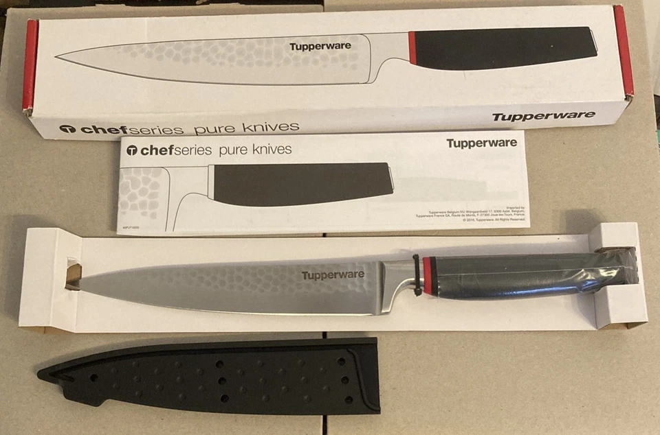 TUPPERWARE Chef Serie Pure knives Schinkenmesser Edelstahl carving knife NEU OVP - Bild 1 von 3