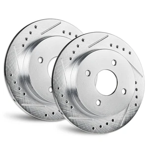 For Kia Spectra5 2005-2009 - Front Drilled and Slotted Rotors - Picture 1 of 6