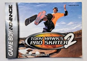 MANUAL ONLY Tony Hawk's Pro Skater 2 Nintendo Gameboy Advance Booklet - Imagen 1 de 2