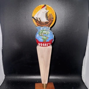 Figural Ship Drakes Brewing Tap Handle 2002 12” - Picture 1 of 11