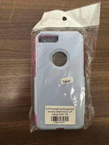 Pink And Blue Rigid Plastic Case For Apple iPhone 7 Plus Brand New 3E - Picture 1 of 3
