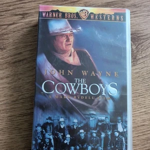 John Wayne The Cowboys, VHS Video Tape PG - Picture 1 of 3