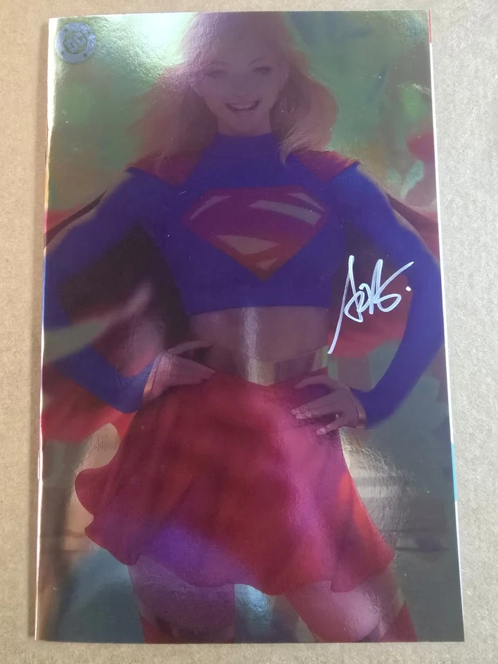 SUPERGIRL #1 DC 2025 FOIL VARIANT SIGNED ARTGERM LAU NM W/COA - Image 1 of 1