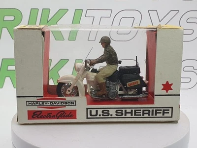 Harley Davidson Electra Glide Britains 1/32 Bianco 1965 - Immagine 1 di 3