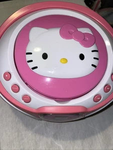 Reproductor de CD Hello Kitty Boombox Radio AM/FM Modelo KT2025 LED Luz Show Funcionando - Imagen 1 de 5