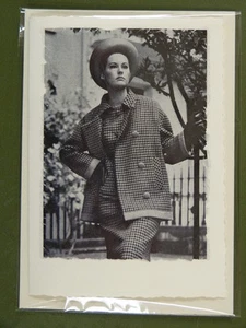 i/ handmade greetings / birthday card with 60s fashion shot  COUNTRY LIFE - Picture 1 of 1