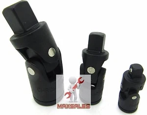 New 3PC IMPACT UNIVERSAL JOINT SET 1/4",3/8",1/2" DR.  - Picture 1 of 1