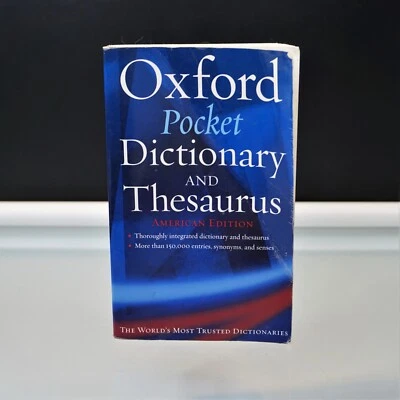 The Pocket Oxford Dictionary and Thesaurus 1997 Paperback American Edition - Image 1 of 4