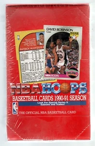 1990-91 NBA HOOPS SERIES II BOX SEALED BY FACTORY - Picture 1 of 6