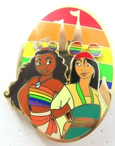 Disney Pin FANTASY Mulan Moana LGBTQ Pride 2019 LE 100  - Picture 1 of 2
