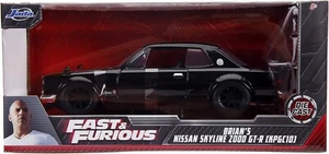 Jada 1/24 Fast & Furious Brian's 1971 Skyline 2000 GT-R - Black - 99686 - Picture 1 of 6
