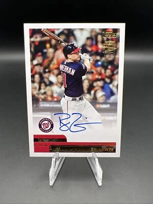 2024 Topps Archives Ryan Zimmerman 2000 Fan Favorites Autograph Nationals  - Image 1 of 4