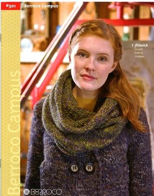 Berroco Knitting Pattern Book #301 Campus - 8 Designs for Women - Norah Gaughan - Image 1 of 4