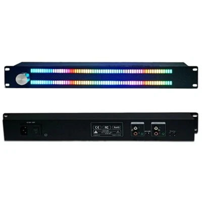 LED64*2 Music Spectrum Display Rhythm Light VU Meter Supports Voice Control - Image 1 of 4