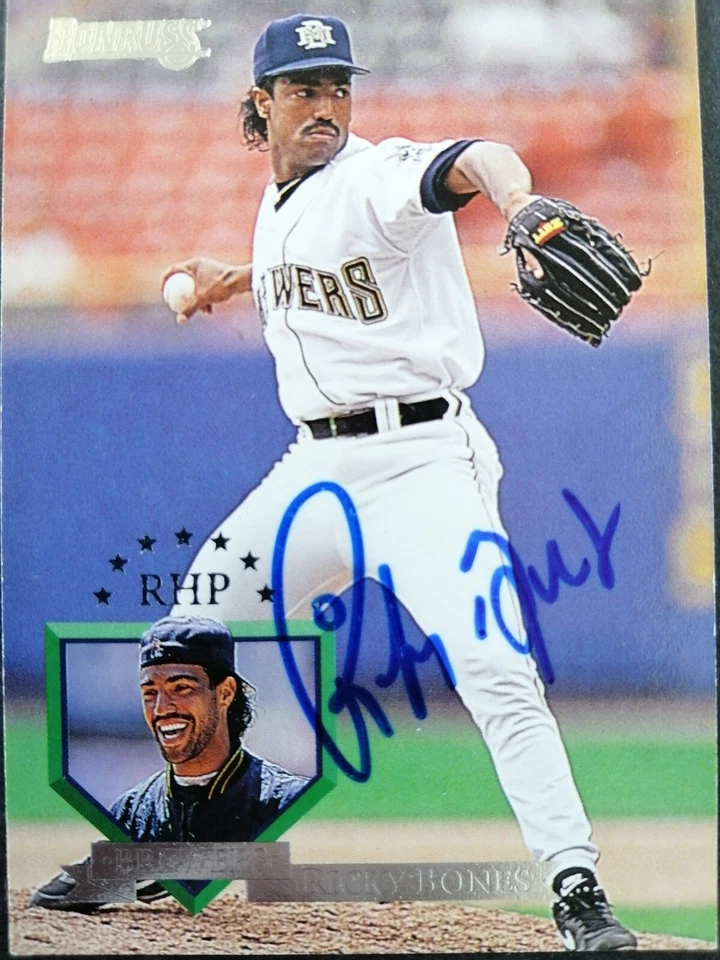 1995 Donruss SIGNED: Ricky Bones, BREWERS #143 - Image 1 of 1