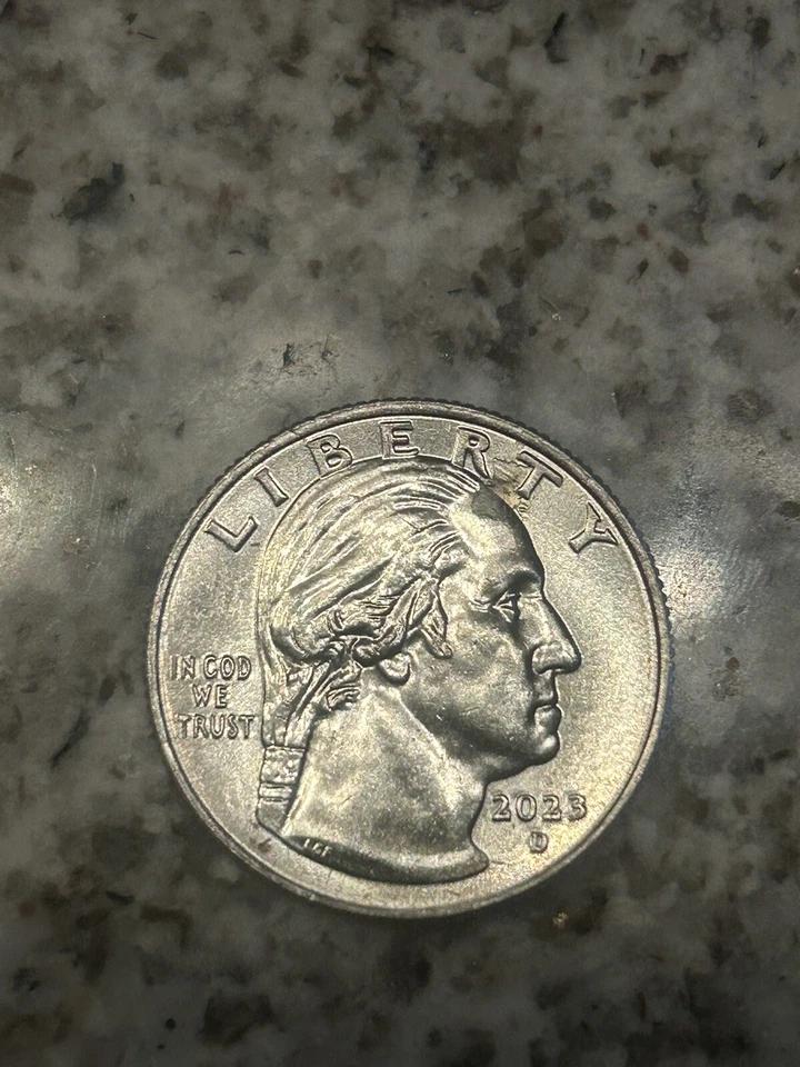 ERROR - 2023 D - Jovita Idar Women's Quarter  Reads “In Cod We Trust” Cross Mark - Image 1 of 2