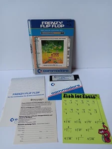 Software de juego de computadora Commodore 64 Edfun Frenzy/Flip Flop probado/funciona - Imagen 1 de 20