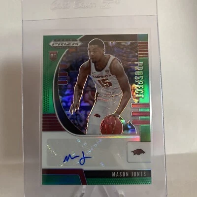 Mason Jones 2020-21 Panini Prizm Draft Picks Green Auto Autograph RC rookie - Image 1 of 2