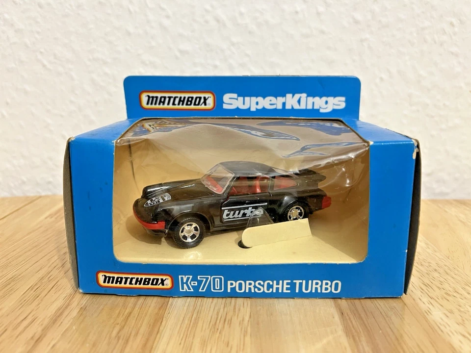 MATCHBOX SUPER KINGS K-70 PORSCHE TURBO 1983 - Diecast Toy Car Foto 1 de 4