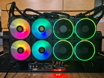 Crypto 4x RTX 3080 Rig 395 MH or Gaming Aorus Xtreme 3080 EVGA Ultra Hybrid 3080 - Image 1 of 4