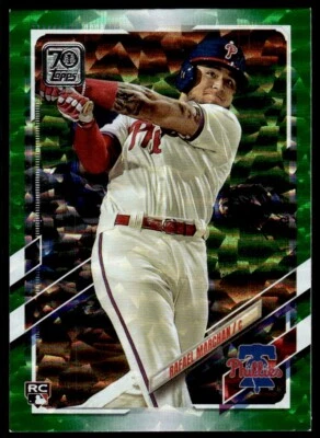2021 YTOPPS GREEN ROOKIE /499 Rafael Marchan Rookie Philadelphia Phillies #622 - Image 1 of 2