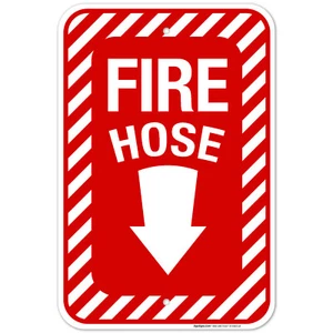 Fire Hose Sign, Fire Safety Sign, (SI-5663) - Picture 1 of 88