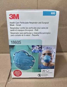 LOT OF **260** 3M 1860S N95 Small Particulate Respirator and Surgical Mask - Picture 1 of 3