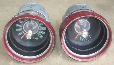 1967 Ford Thunderbird Speedometer  C7SZ-17255-A Oil Fuel Gauge Untested Used 66 - Image 1 of 4