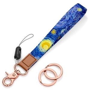 Wristlet Keychain Wrist Lanyard Key Chain for Women Men Car Keys ID Badges Ca... - Picture 1 of 7