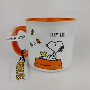 Peanuts Snoopy Happy Fall Leaves Doghouse Autumn 21 oz Large Coffee Cup Mug - Bild 1 von 5