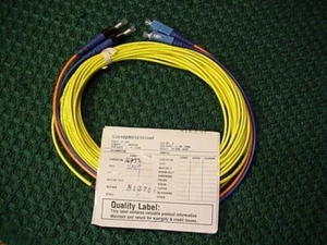 10 Meter SMF SC-ST Fiber Optic Cable Duplex NEW! - Picture 1 of 1