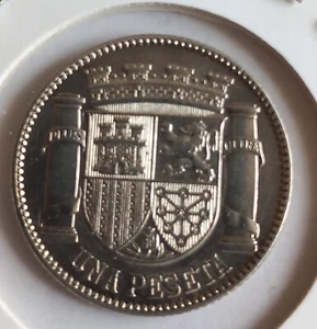 MONEDA ESPAÑA 1 PESETA 1933 II REPUBLICA SIN CIRCULAR - Imagen 1 de 2