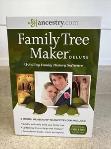 Family Tree Maker: Deluxe Family History Software Ancestry.com (PC) 2014 Sealed! - Picture 1 of 4