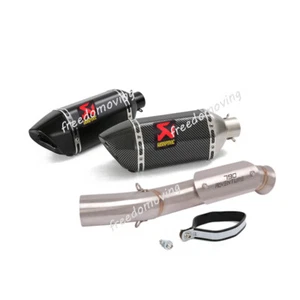 Slip On Exhaust Tip Muffler Mid Pipe Modified For Duke 790 Adventure 2020-2023 - Picture 1 of 14