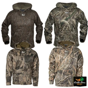 NEU BANDGETRIEBE ATCHAFALAYA KAPUZENPULLOVER FLEECE GEFÜTTERTER TARNPULLOVER B1050003 - Bild 1 von 13