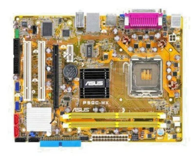 Scheda Madre Asus P5GC-MX 775 Cpu Intel 2140 D.C. Dissipatore ventola mascherina - Immagine 1 di 4