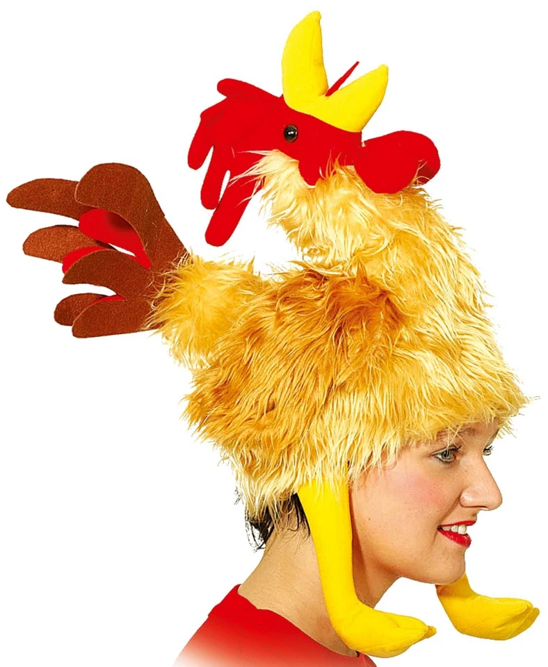 ORLOB Mütze Hahn Gockel Huhn Federvieh