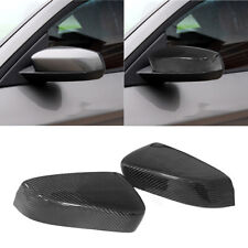 Carbon Fiber Rear Side View Mirror Cover Shell Trim For Ford Mustang 08-13ADD-ON