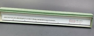 Vintage Unitech Lettering Template 1100 - 120CL Use Pen O - Picture 1 of 5