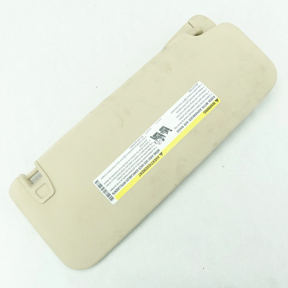 2007 2008 2009 2010 2011 Cadillac Escalade Driver Left Front Sunvisor Sun Visor - Image 1 of 4