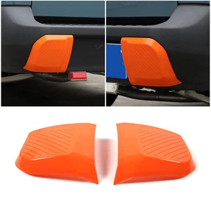 2 PIEZAS Cubierta de parachoques trasero naranja con borde lateral para Ford Maverick 2022-2023 - Imagen 1 de 13