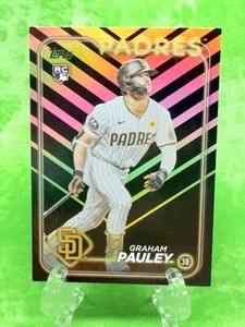 Graham Pauley RC - Holiday Foil - 2024 Topps Update #US84 San Deigo Padres - Picture 1 of 11
