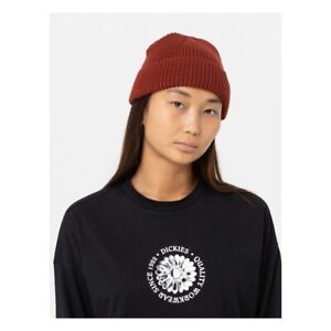 Cappello Berretto DICKIES WOODWORTH WAFFLE BEANIE FIRED BRICK INVERNALE UNISEX