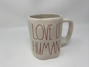 Rae Dunn Love is Human Ceramic Mug CC01B46013