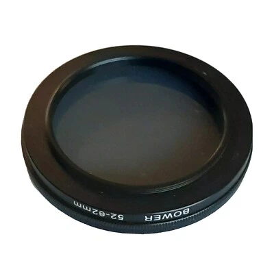 Vivitar Bower 52-62mm Linear Polarizing Glass Filter Japan  - Image 1 of 2