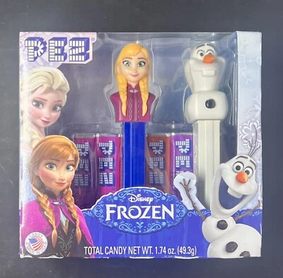 Disney Frozen Pez Dispenser Set with Anna and Olaf NIB - Image 1 of 4