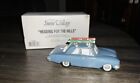 Dept 56 Headed for the Hills #54897 Blue Car with Ski Rack Vehicle Snow Village