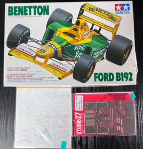 TAMIYA 1/20 BENETTON FORD B192 Item 24036 w/NEW DECALS & PE PARTS from Japan2 - Picture 1 of 11